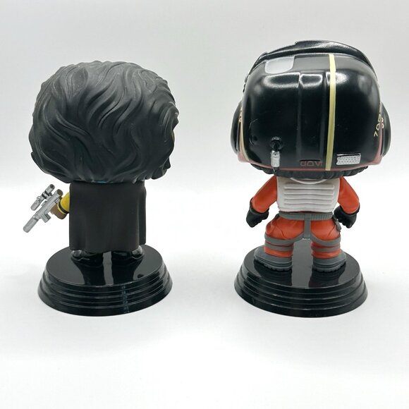 Funko Pop Star Wars Poe Dameron #62 & Funko Pop! Star Wars Lando Calrissian #313 - Picture 2 of 2